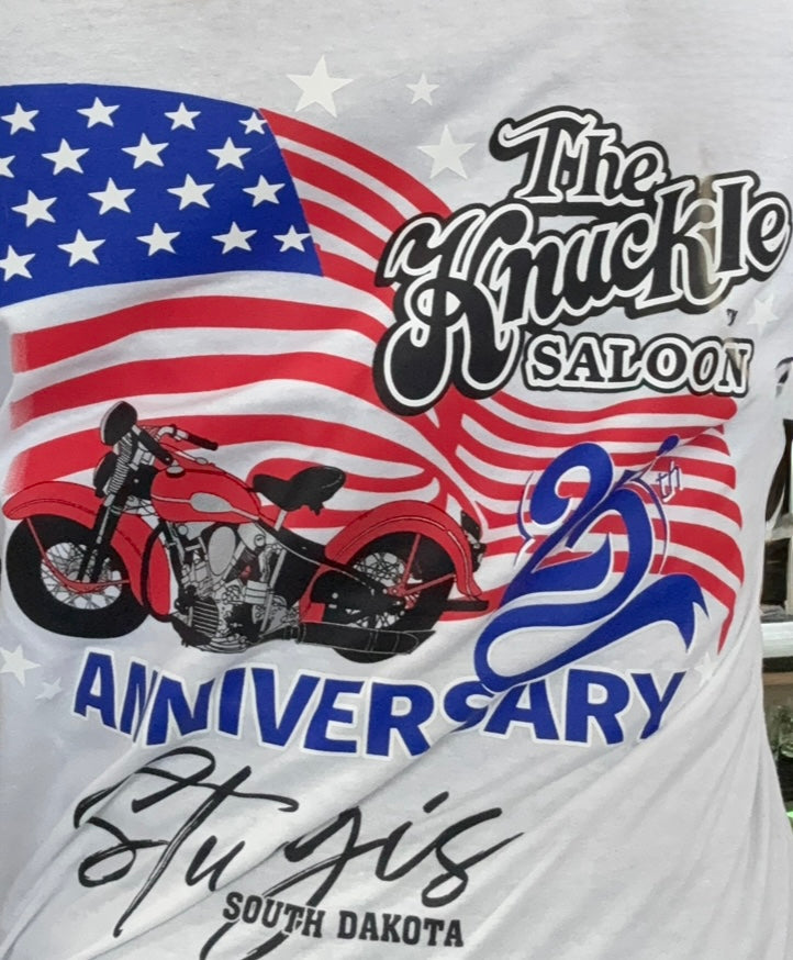 25th Anniversary Knuckle Saloon T-Shirt