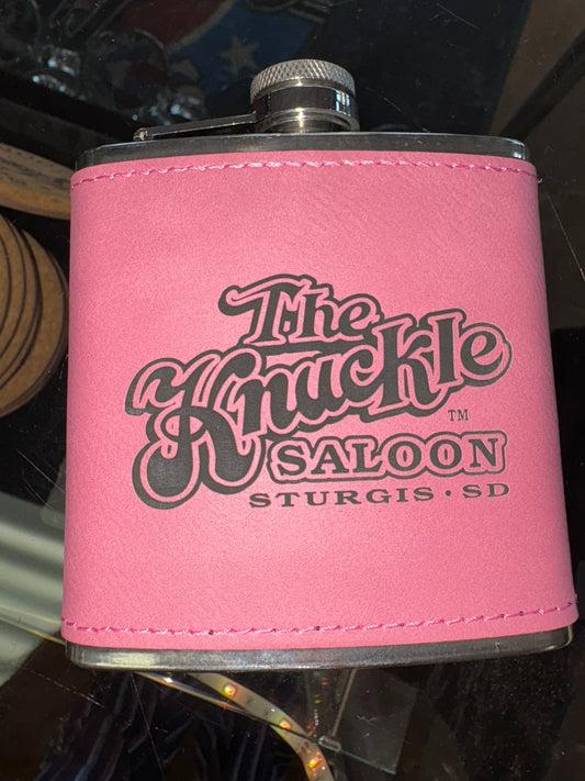 Flask w/ Leather